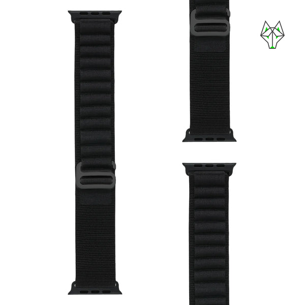 WolfBand Alpine Loop - Musta sarja - 44/45/46/49 mm