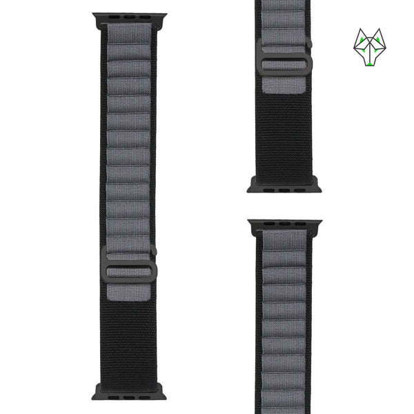 WolfBand Alpine Loop - Musta sarja - 44/45/46/49 mm