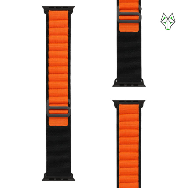 WolfBand Alpine Loop - Musta sarja - 44/45/46/49 mm