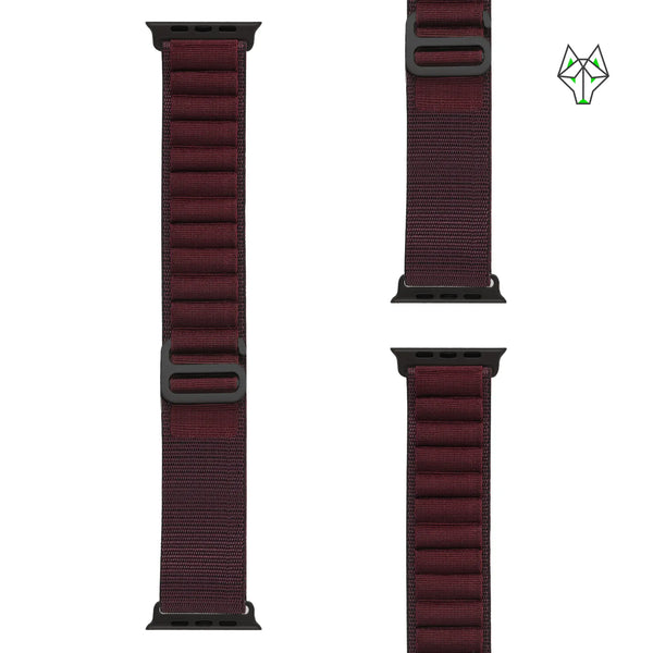 WolfBand Alpine Loop - Musta sarja - 44/45/46/49 mm