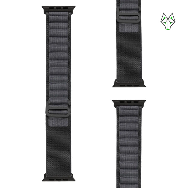 WolfBand Alpine Loop - Musta sarja - 44/45/46/49 mm