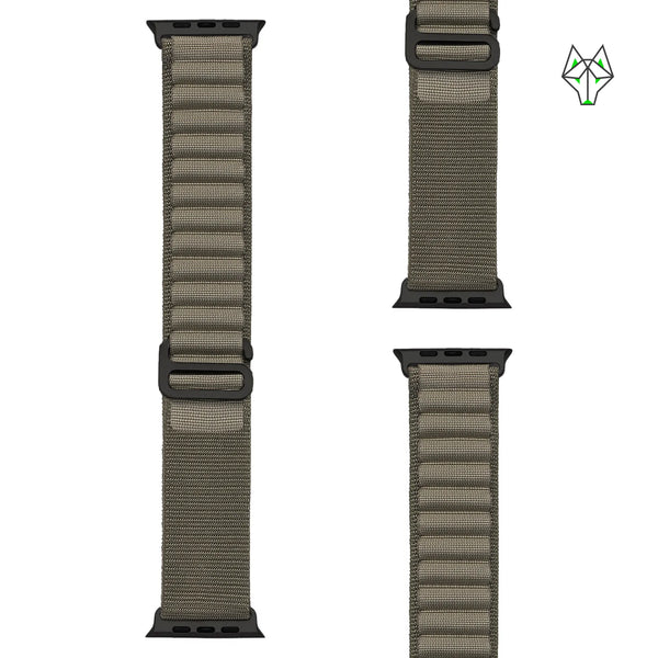 WolfBand Alpine Loop - Musta sarja - 44/45/46/49 mm