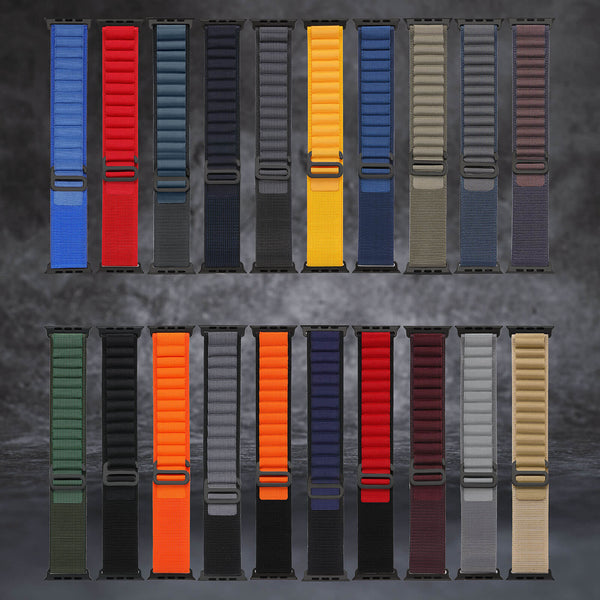 WolfBand Alpine Loop - Musta sarja - 44/45/46/49 mm