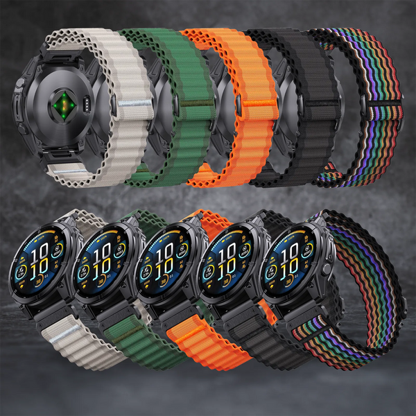 Wolfband Garmin Trace Nylon -silmukka 26 mm