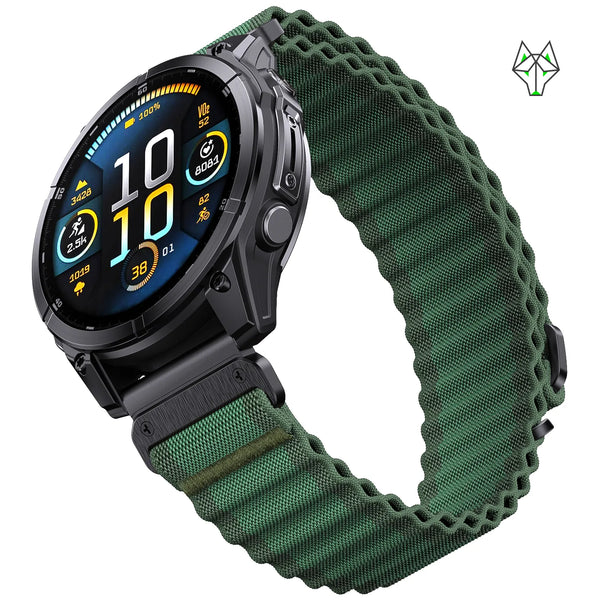 Wolfband Garmin Trace Nylon -silmukka 26 mm