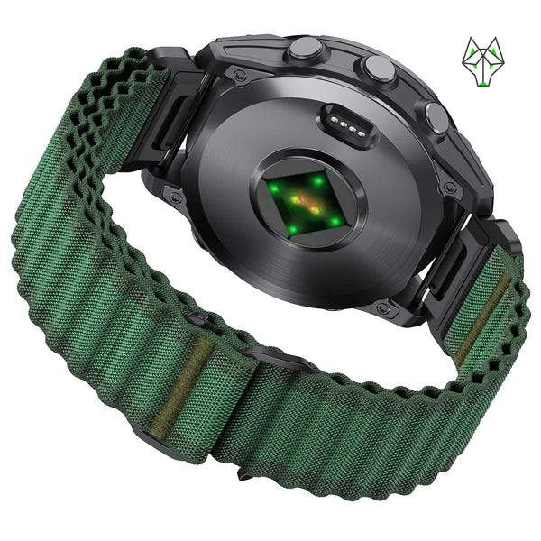 Wolfband Garmin Trace Nylon -silmukka 26 mm