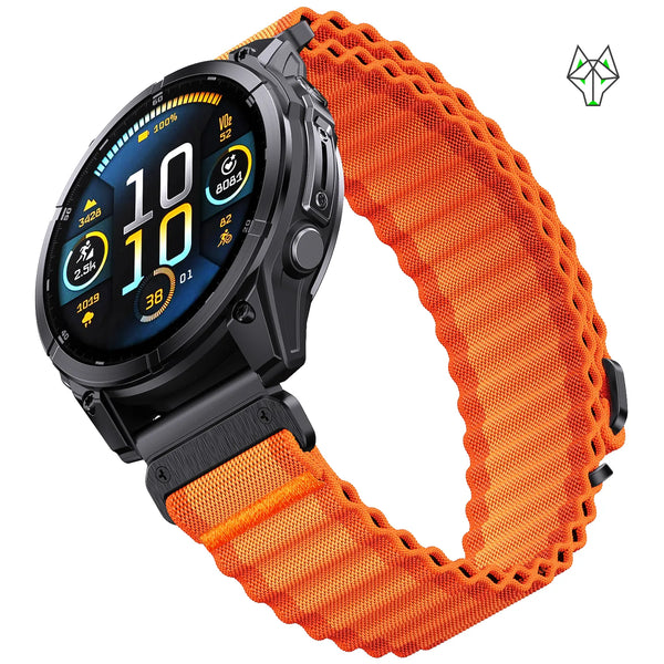 Wolfband Garmin Trace Nylon -silmukka 26 mm