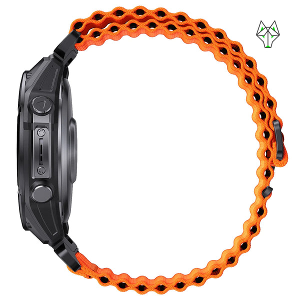 Wolfband Garmin Trace Nylon -silmukka 26 mm