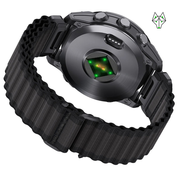 Wolfband Garmin Trace Nylon -silmukka 26 mm