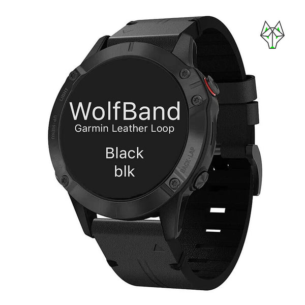 WolfBand Garmin Leather 22mm