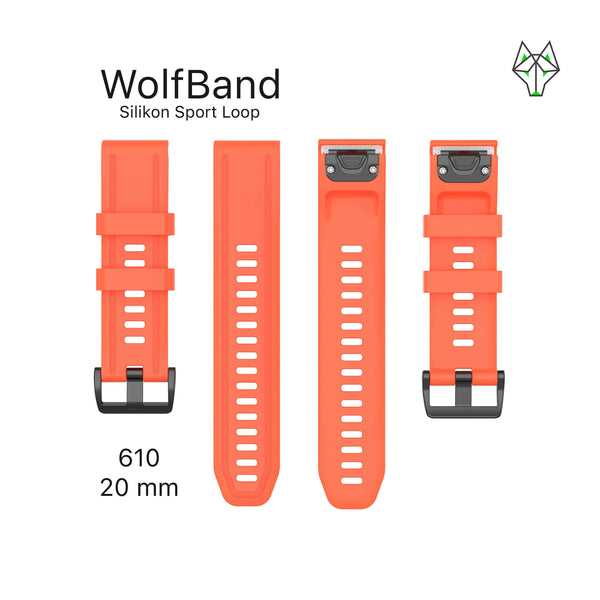 WolfBand Garmin Silikon Sport Loop 20 mm