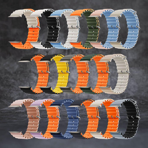 WolfBand Silikon Sea Bicolor Loop - WolfProtect.de