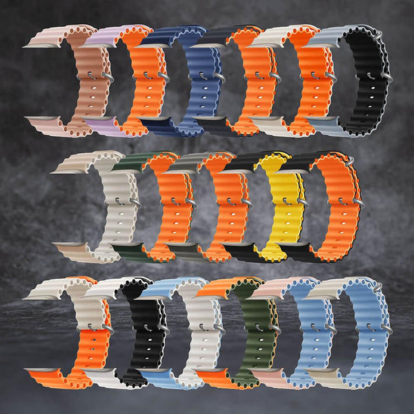 WolfBand Silikon Sea Bicolor Loop - WolfProtect.de