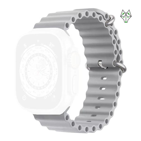 WolfBand Silikon Sea Loop - Silver Series