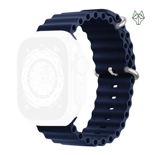 WolfBand Silikon Sea Loop - Silver Series