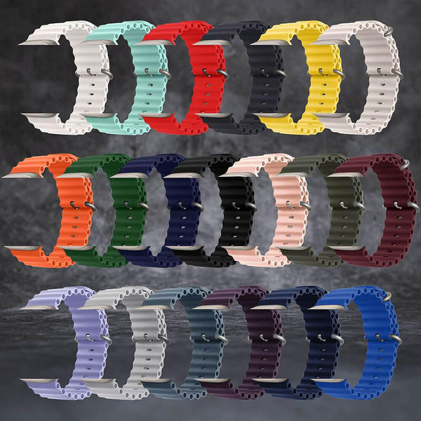 WolfBand Silikon Sea Unicolor Loop - WolfProtect.de