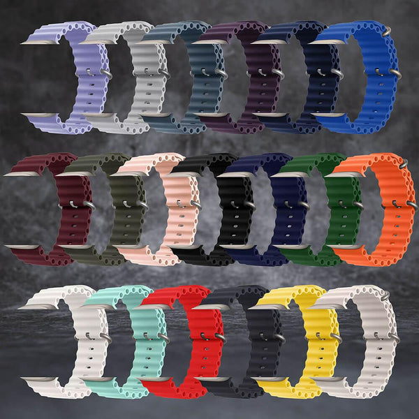 WolfBand Silikon Sea Unicolor Loop - WolfProtect.de