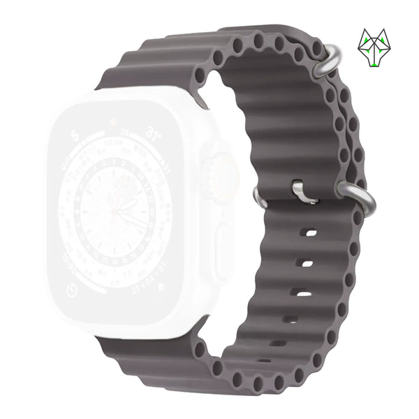 WolfBand Silikon Sea Loop - Silver Series