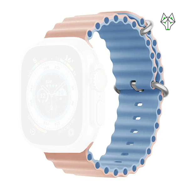 WolfBand silikoni meri kaksivärinen silmukka