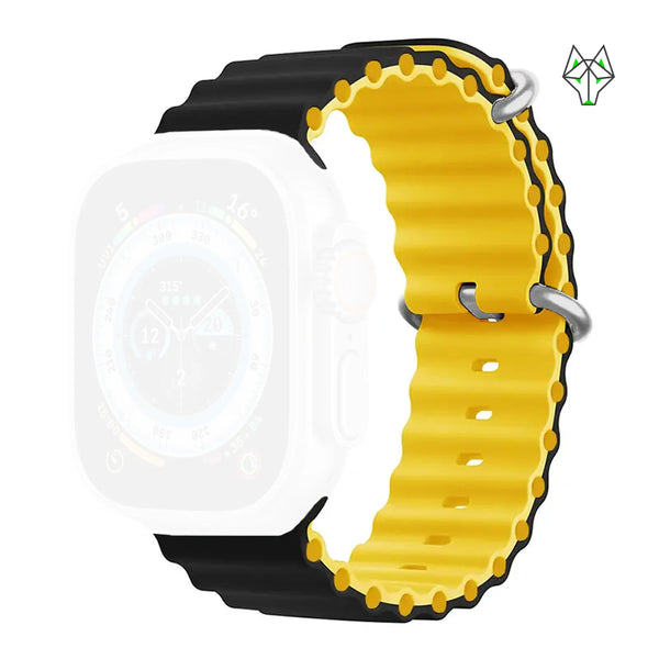 WolfBand silikoni meri kaksivärinen silmukka