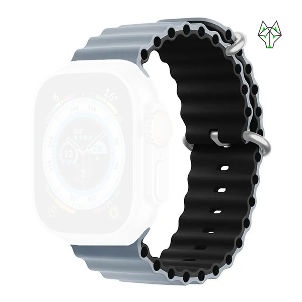 WolfBand silikoni meri kaksivärinen silmukka