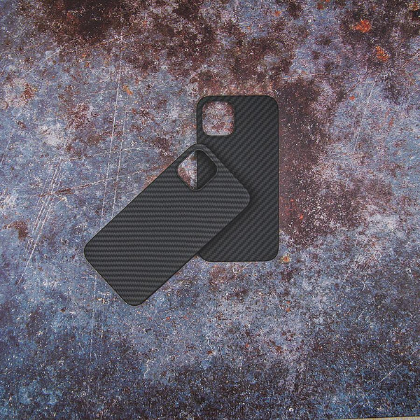 Aramid Case Mattschwarz für Apple iPhone 12 Serie Schutzhülle - WolfProtect.de