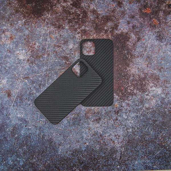 Aramid Case Mattschwarz für Apple iPhone 12 Serie Schutzhülle - WolfProtect.de