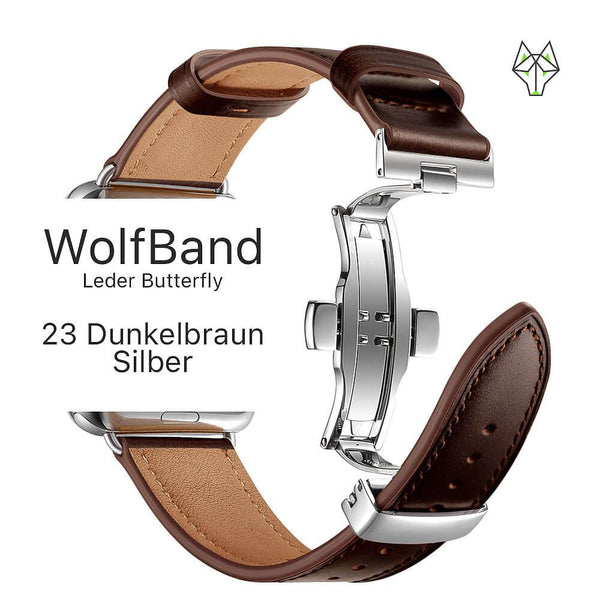 WolfBand Leder Butterfly - WolfProtect.de