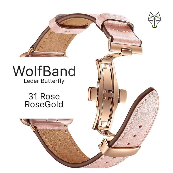 WolfBand Leder Butterfly - WolfProtect.de