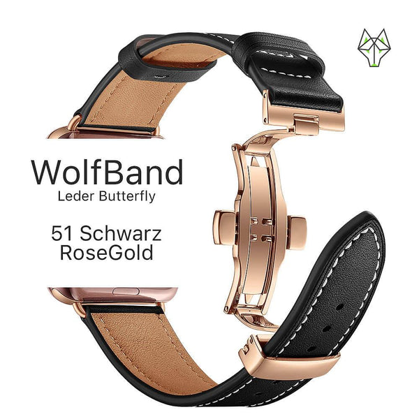 WolfBand Leder Butterfly - WolfProtect.de