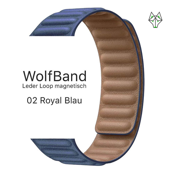 WolfBand Leder Loop magnetisch - WolfProtect.de