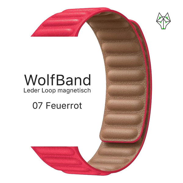 WolfBand Leder Loop magnetisch - WolfProtect.de