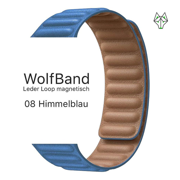 WolfBand Leder Loop magnetisch - WolfProtect.de