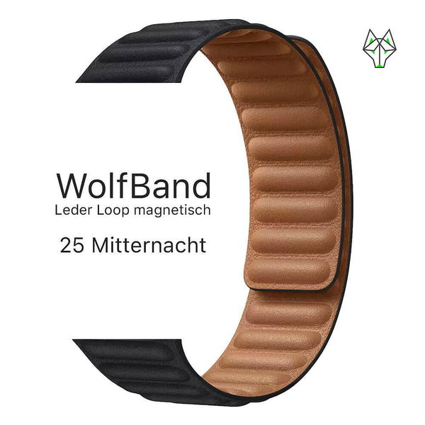 WolfBand Leder Loop magnetisch - WolfProtect.de