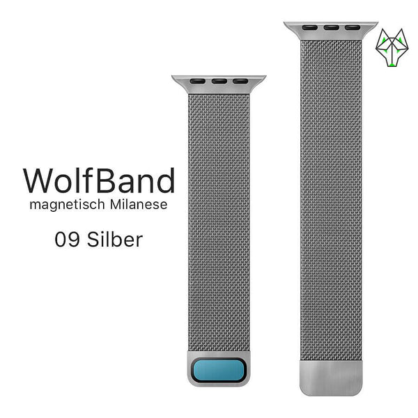 WolfBand magnetisch Milanese Loop - WolfProtect.de