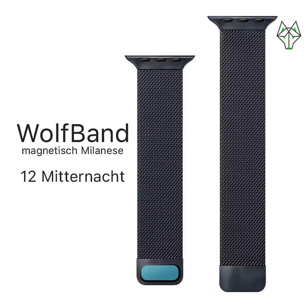 WolfBand magnetisch Milanese Loop - WolfProtect.de