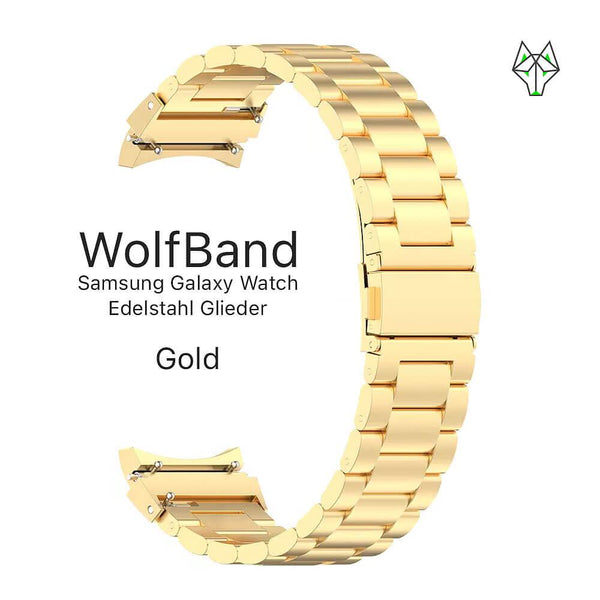 WolfBand Edelstahl Glieder Loop - WolfProtect.de