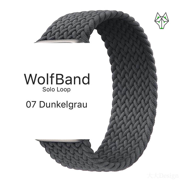 WolfBand Solo Loop Unicolor 38/40/41 mm - WolfProtect.de