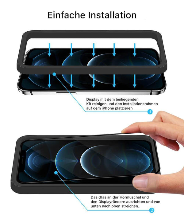 Displayschutz 2x für iPhone 12 Serie - WolfProtect.de