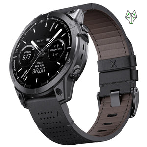 WolfBand Garmin Heritage Leather 26 mm