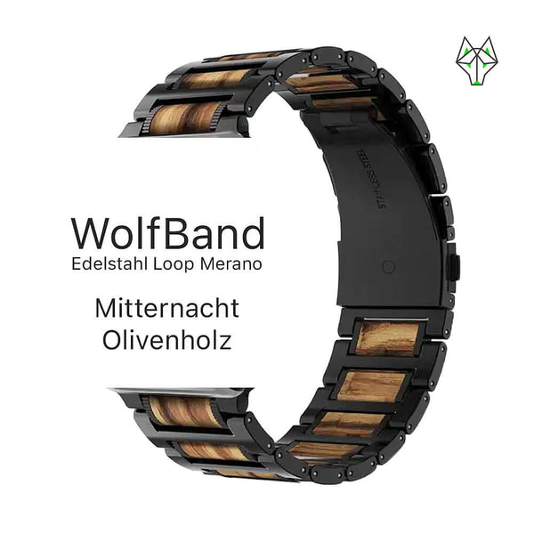 WolfBand Edelstahl Loop Merano - WolfProtect.de