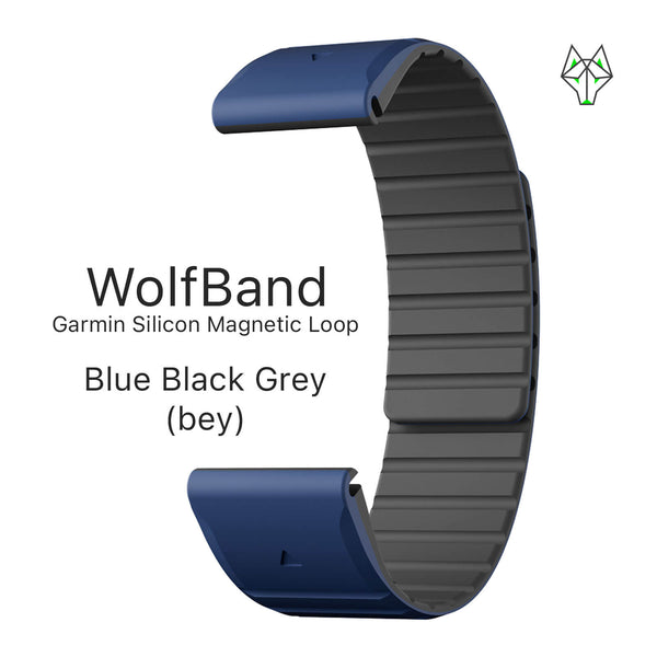 WolfBand, passante magnetico in silicone 26 mm