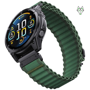 Wolfband Garmin Trace Nylon -silmukka 22 mm
