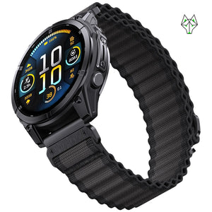 Wolfband Garmin Trace Nylon -silmukka 22 mm