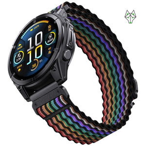 Wolfband Garmin Trace Nylon -silmukka 22 mm