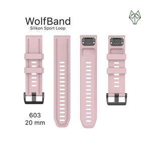 WolfBand Garmin silikoni urheilusilmukka 26 mm