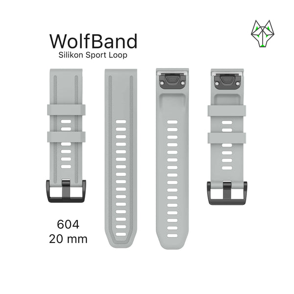 WolfBand Garmin Silicone Sport Loop