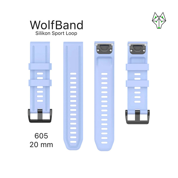 WolfBand Garmin Silicone Sport Loop 22 mm