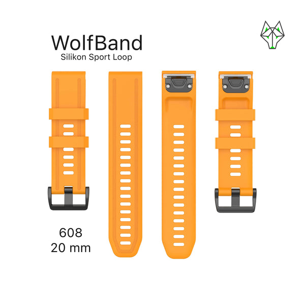 WolfBand Garmin Silicone Sport Loop 22 mm