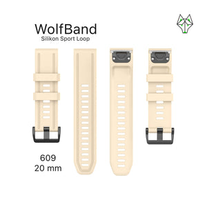 WolfBand Garmin silikoni urheilusilmukka 26 mm